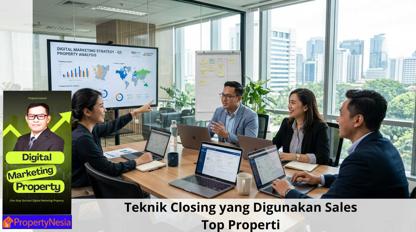 Teknik Closing yang Digunakan Sales Top Properti